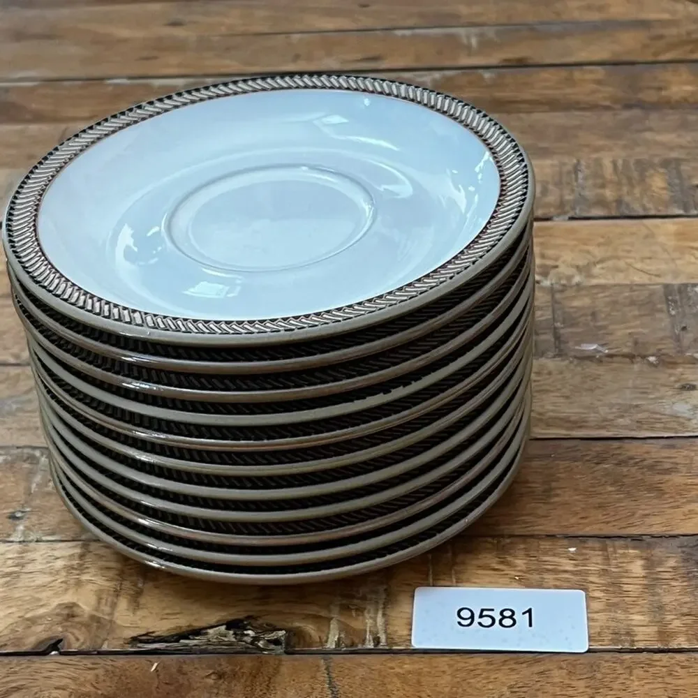 Denby Luxor Saucers Plates 6